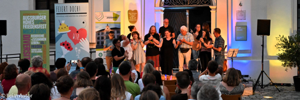 30.07.2024 Poetry Slam "Demokratie reimt sich auf Frieden", Siegerehrung